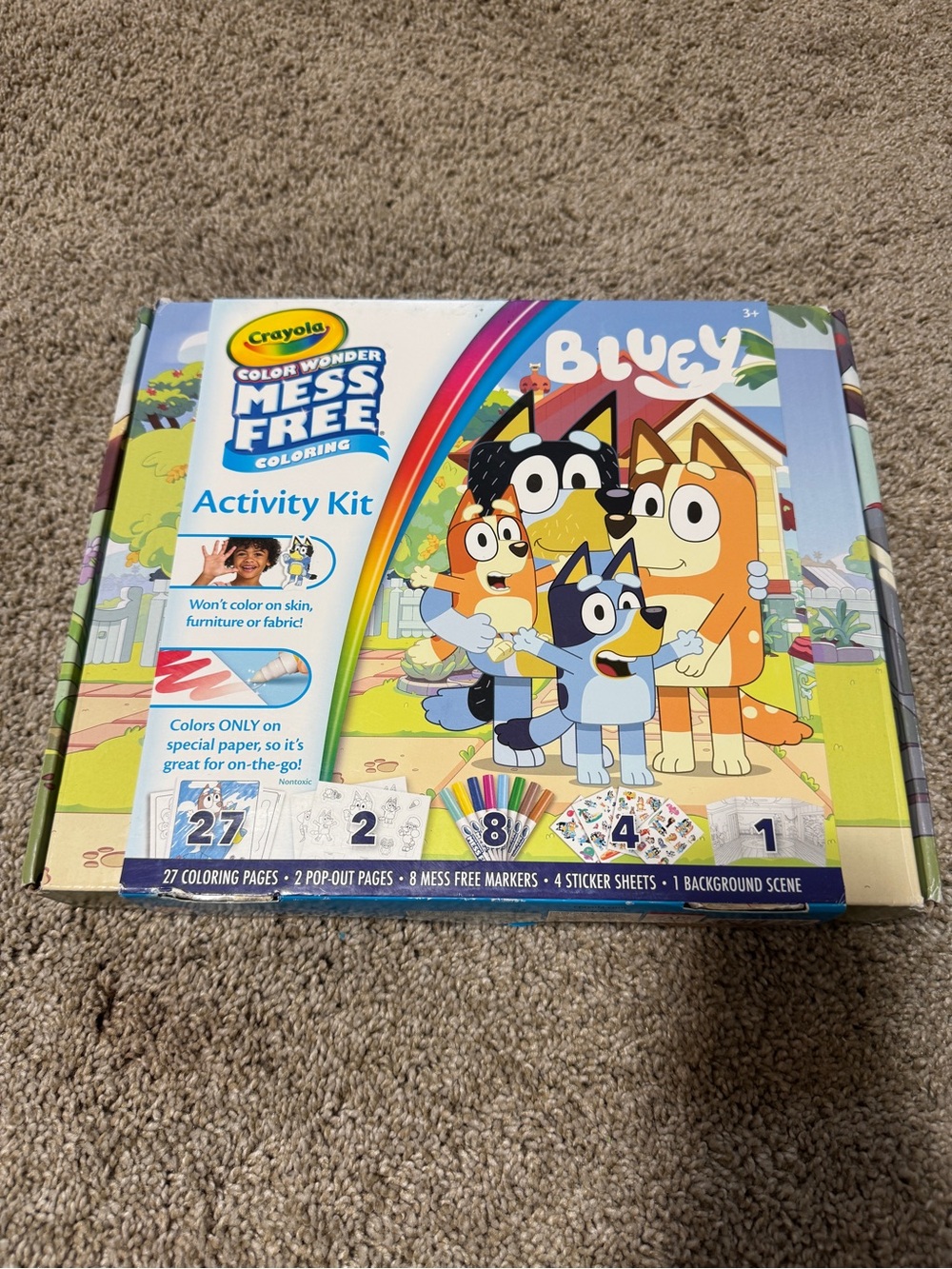 The Crayola Color Wonder Bluey Mess-Free Activity Kit NIB